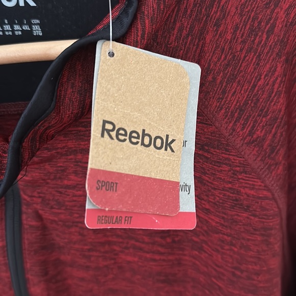 Men’s new w tags Reebok 3/4 zip long sleeve shirt. Size 3x. - Picture 8 of 8